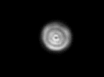 Strahlprofile auf dem Auskoppler für verschiedene Pumpleistungen
